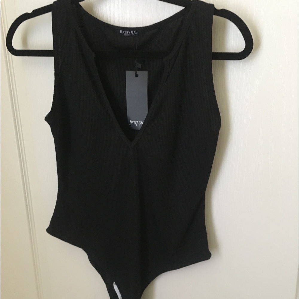 Nasty Gal plunge neckline bodysuit